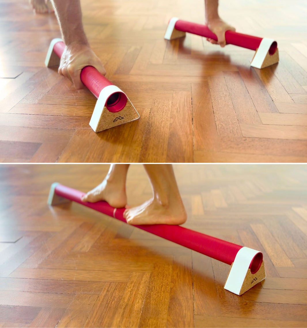NeuroBeam™ | Adaptive Textured Foot-Stimulating Barefoot Balance Bar