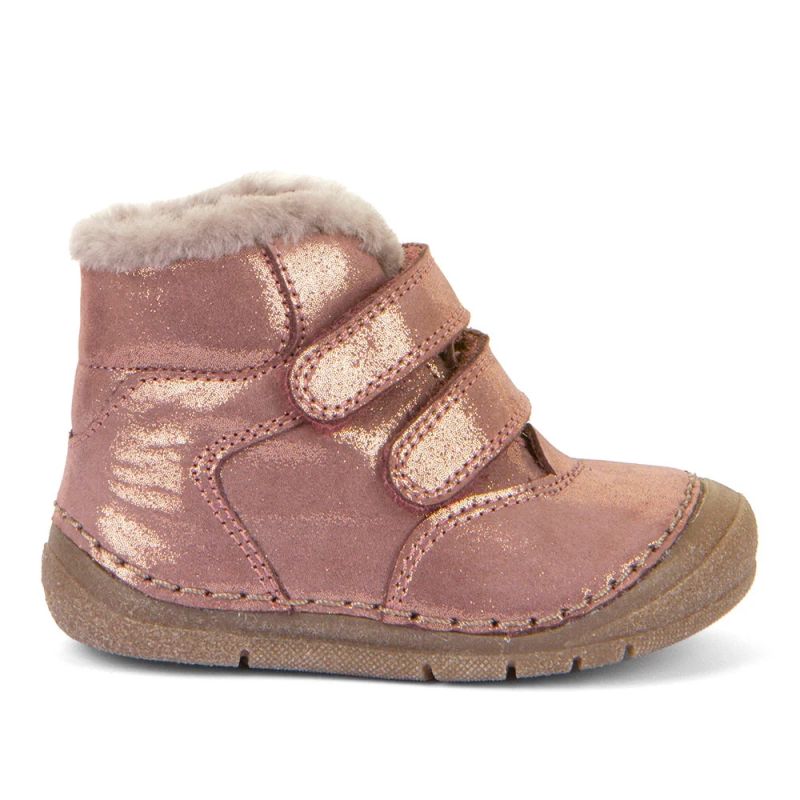 Froddo Paix Winter Pink Gold Barefoot Boots