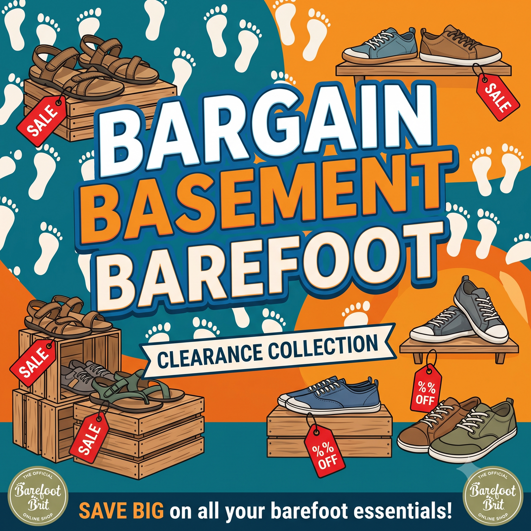 Discounted barefoot shoes on sale at Bargain Basement