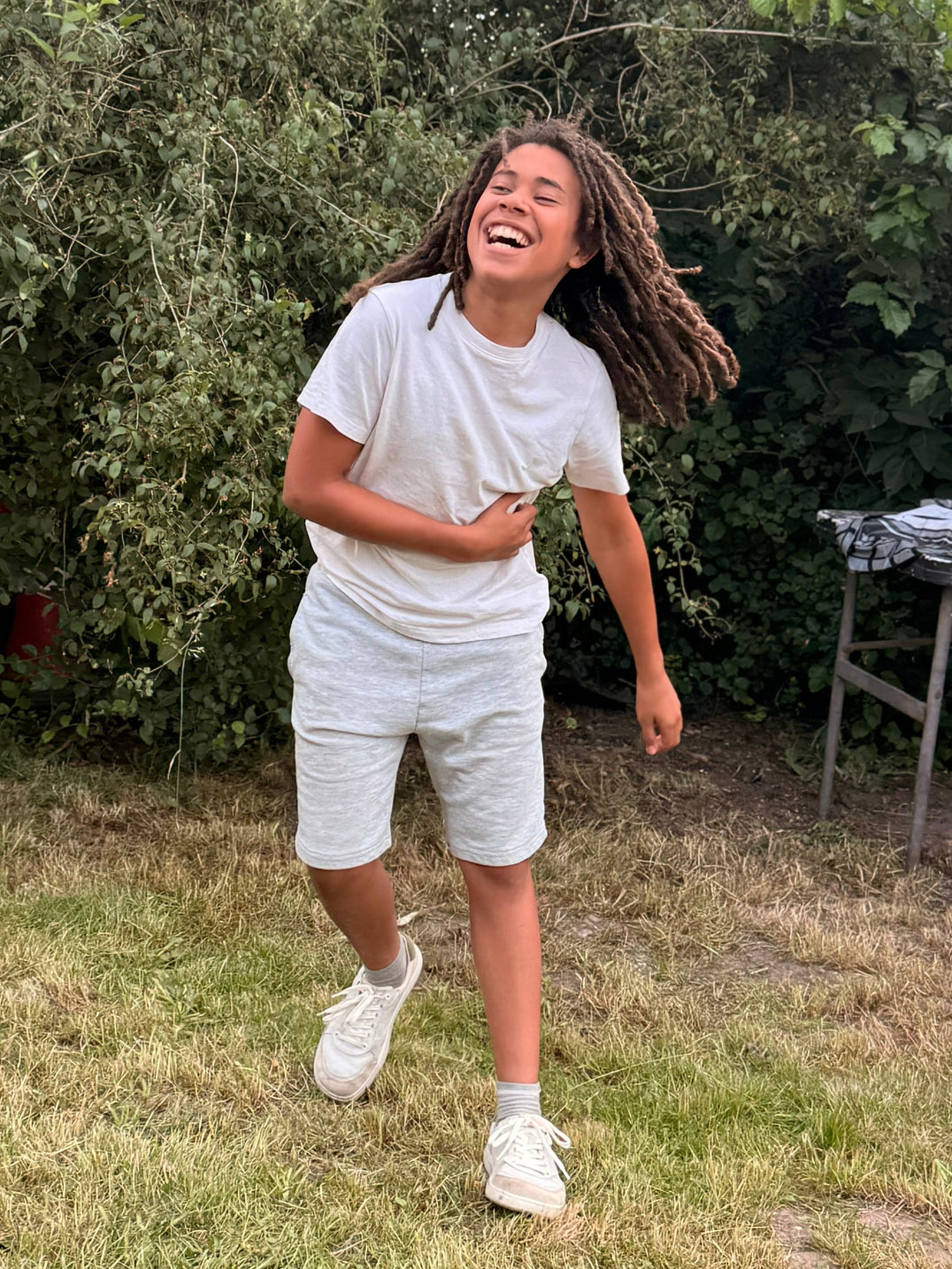 teenager boy wearing barefoot trainers