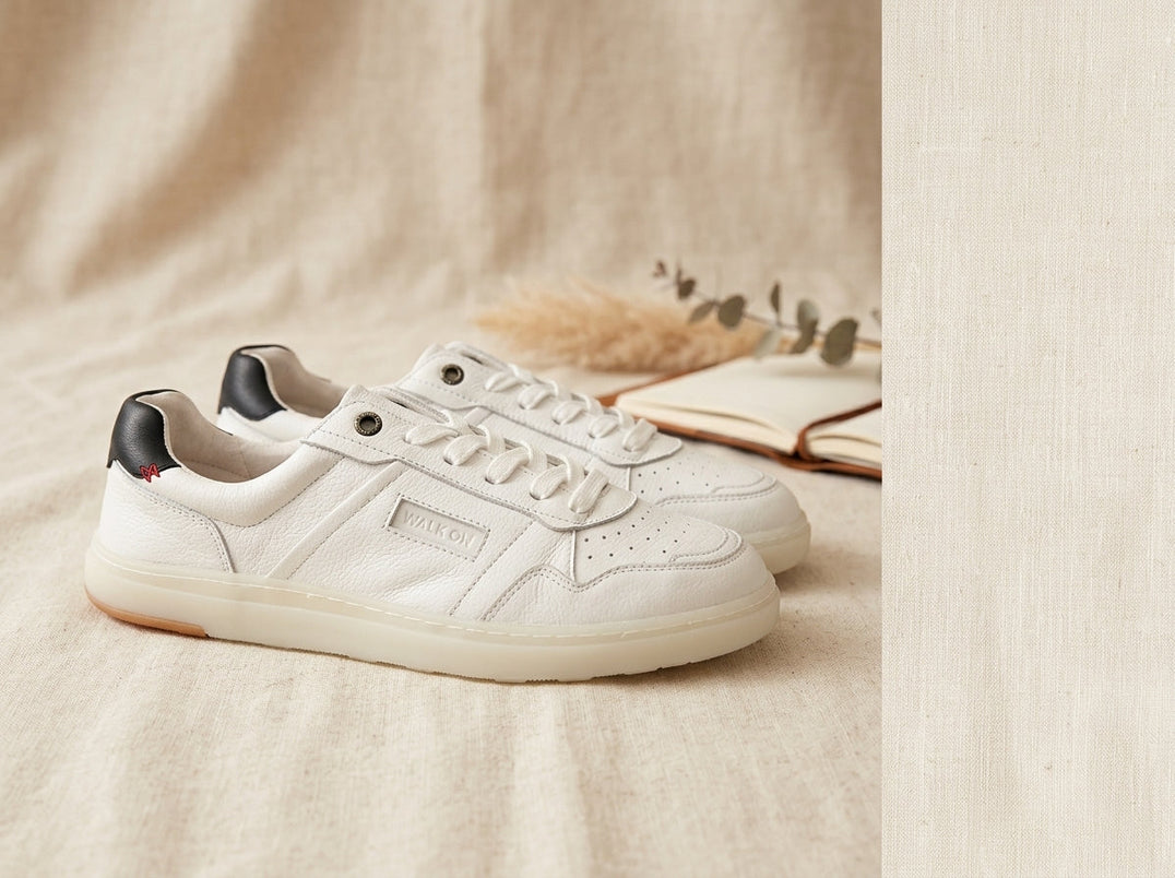 Blusun barefoot sneakers — premium leather barefoot shoes exclusive to BarefootBrit Shop UK