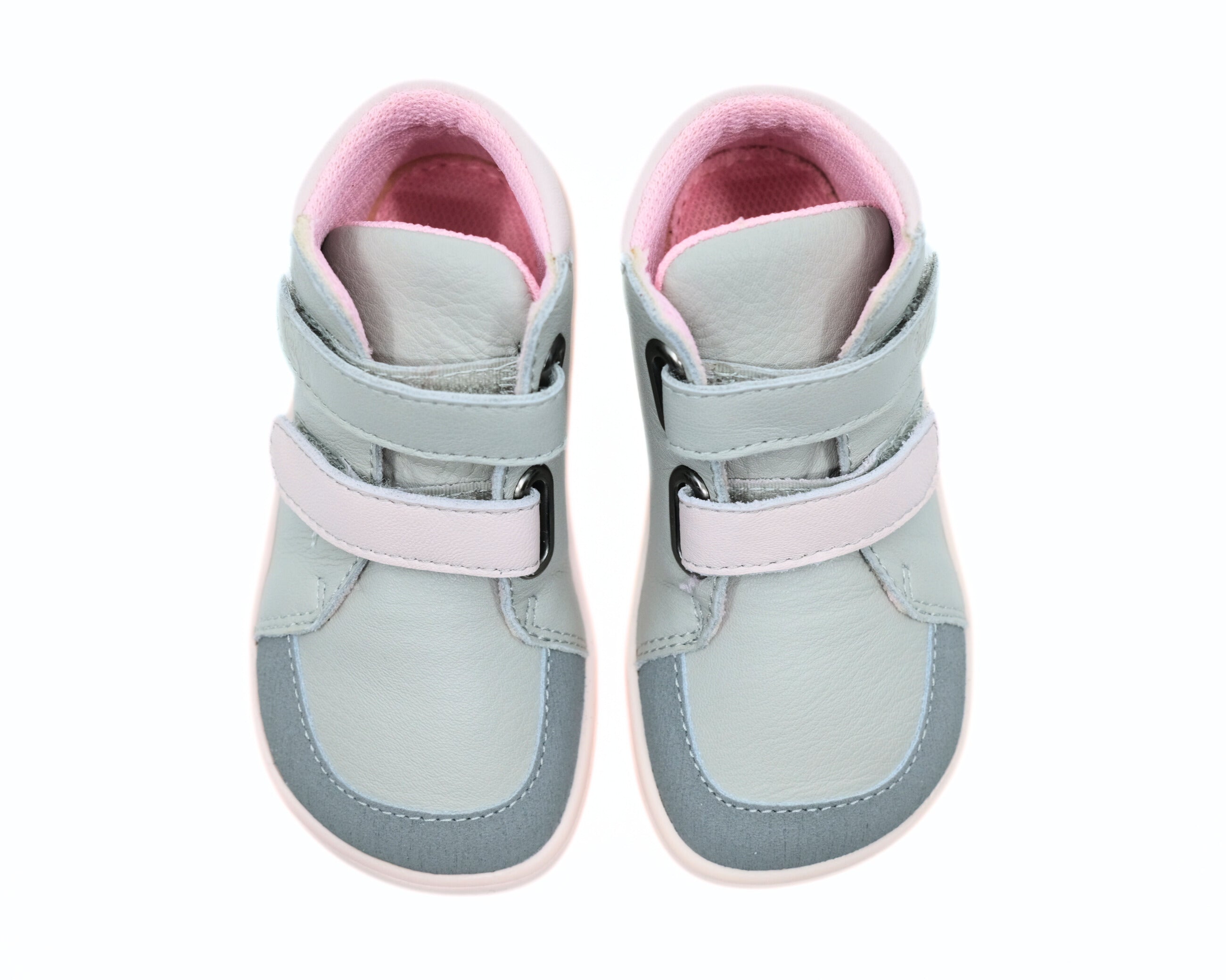 Baby Bare Shoes Febo FALL Grey/Pink