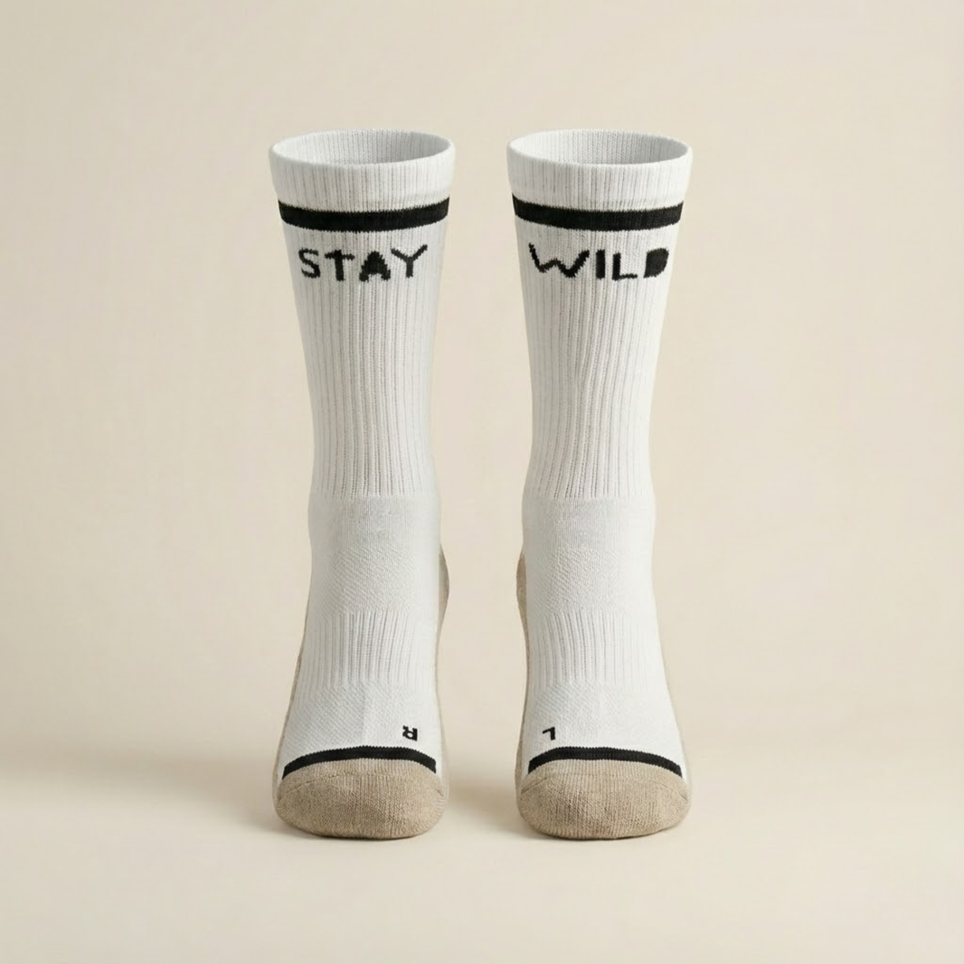 LONO STAY WILD Merino Foot-Shaped Socks, product view