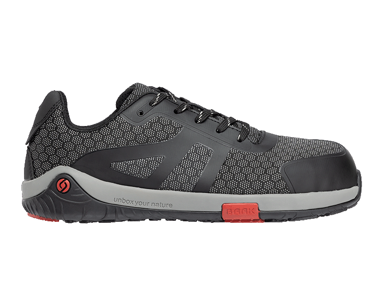 BAAK Phoenix S3S Low-Cut Barefoot Safety Shoes with Aluminium Toe Cap
