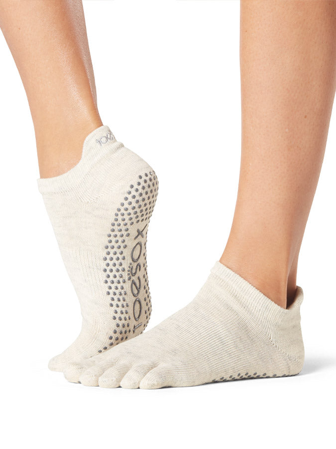 ToeSox low rise full toe yoga grip socks - additional view 6