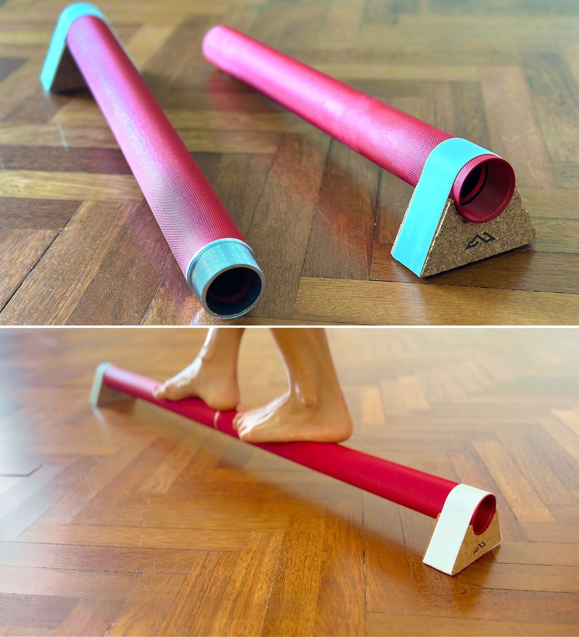 NeuroBeam™ | Adaptive Textured Foot-Stimulating Barefoot Balance Bar