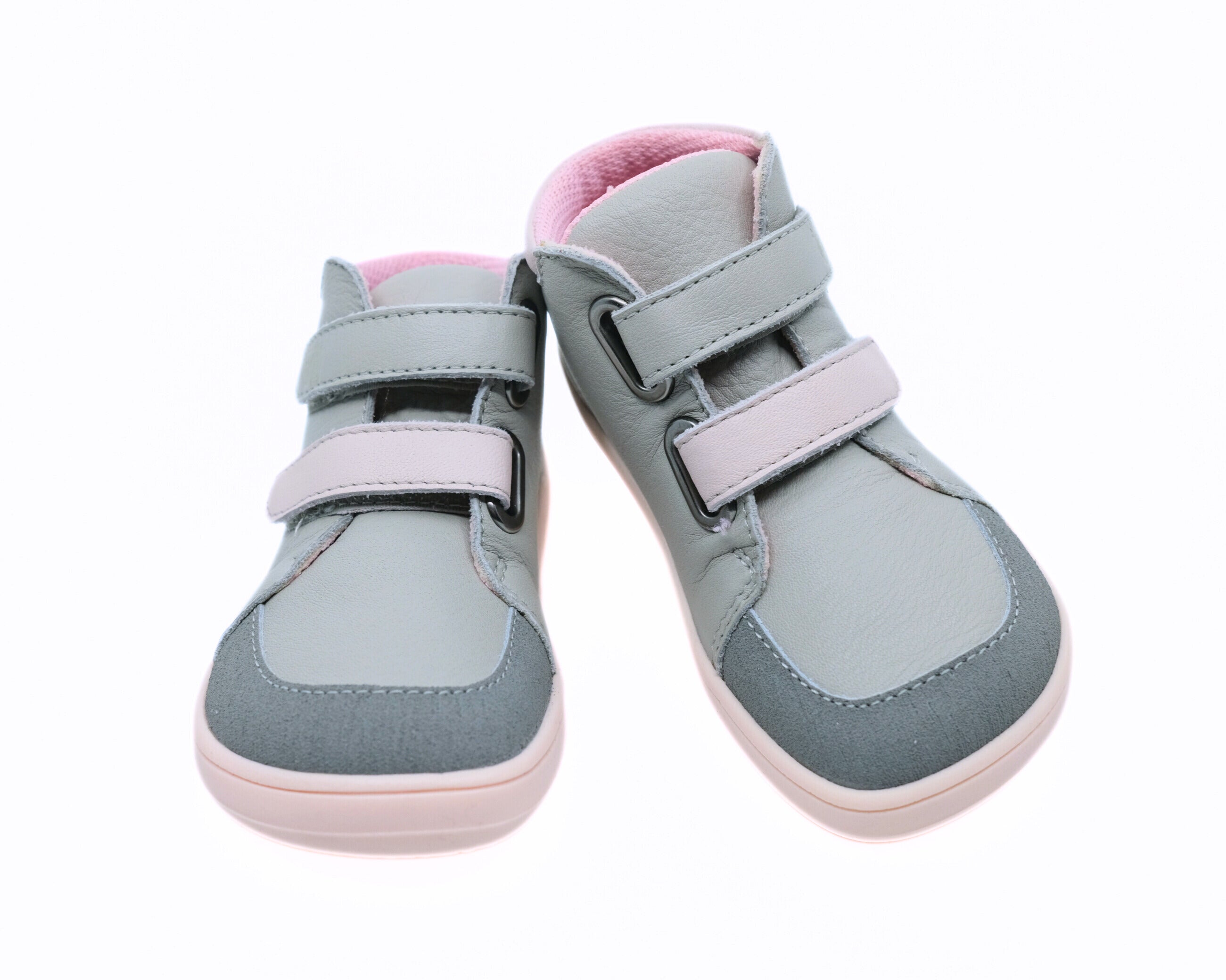 Baby Bare Shoes Febo FALL Grey/Pink