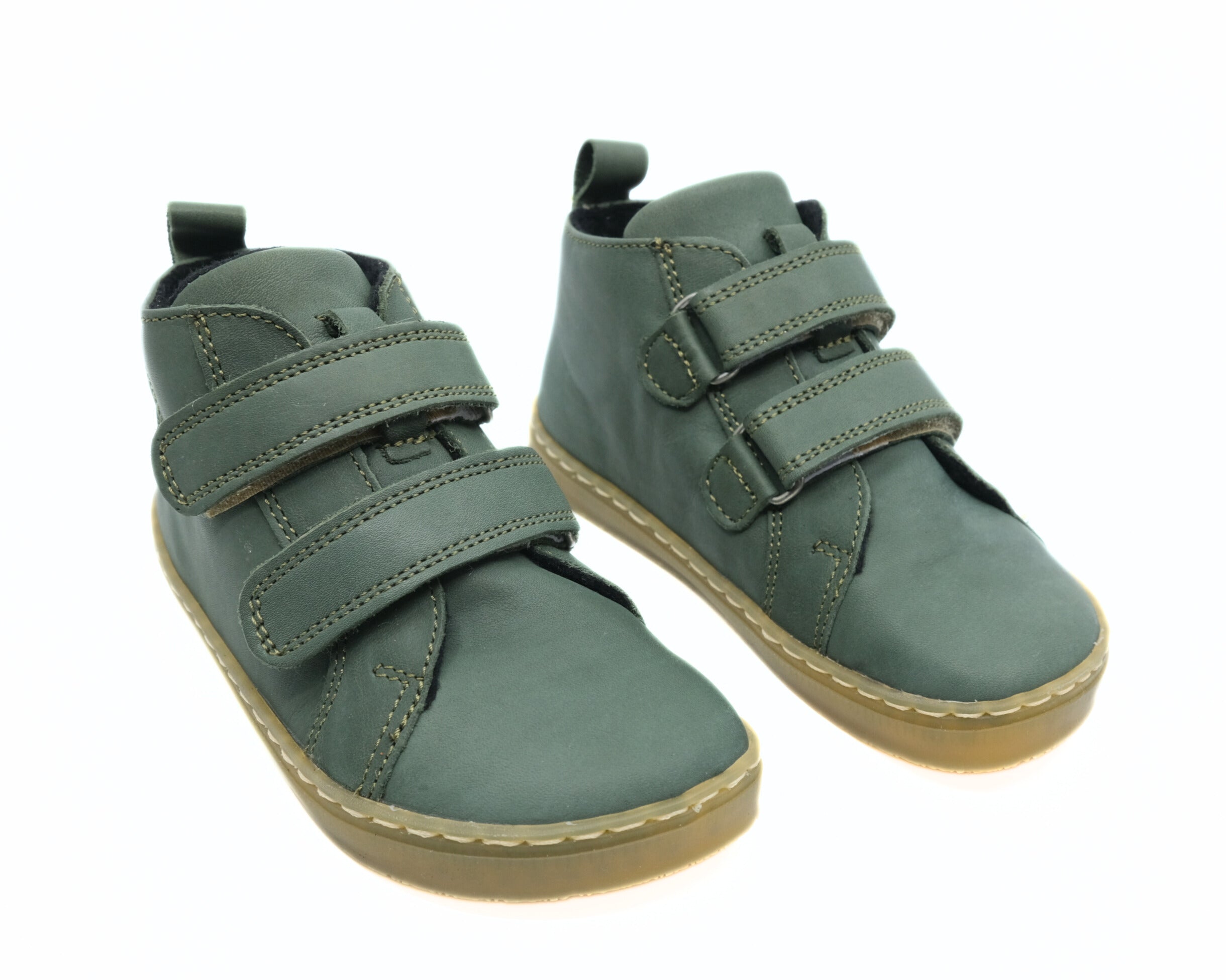 OK Bare Lime Olive Winter Barefoot Boots