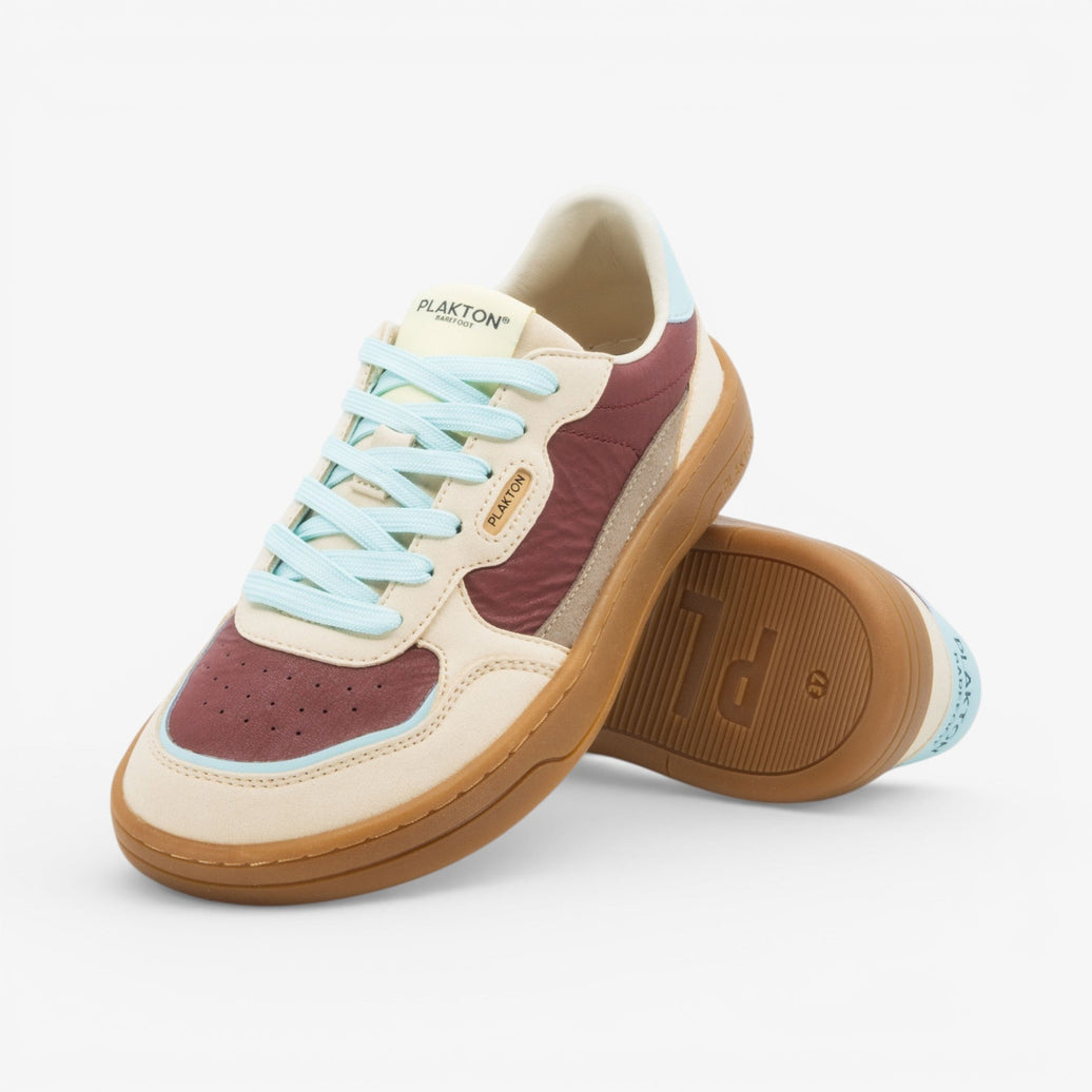 Barefoot Trainers by Plankton in Blue and Mulbery