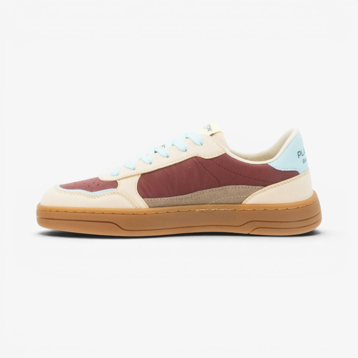 Amai Womens Barefoot Trainers - Wrinkled Burgundy/Blue