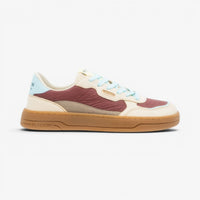 Amai Womens Barefoot Trainers - Wrinkled Burgundy/Blue