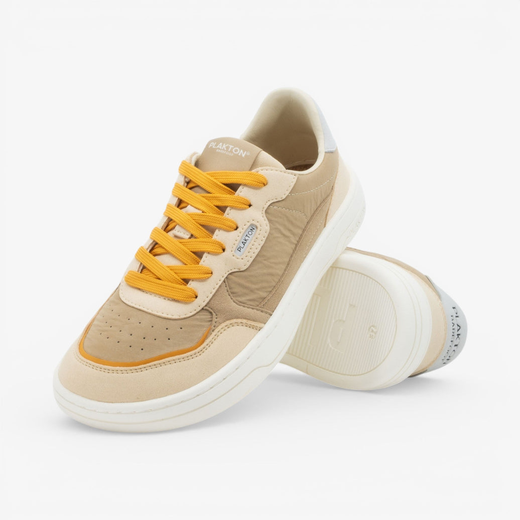 Barefoot Trainers by Plankton in Sand colour zero drop