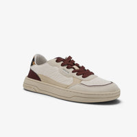 Amai Womens Barefoot Trainers Wrinkled Beige Print - rear view