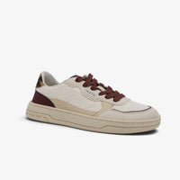 Amai Womens Barefoot Trainers Wrinkled Beige Print - top view