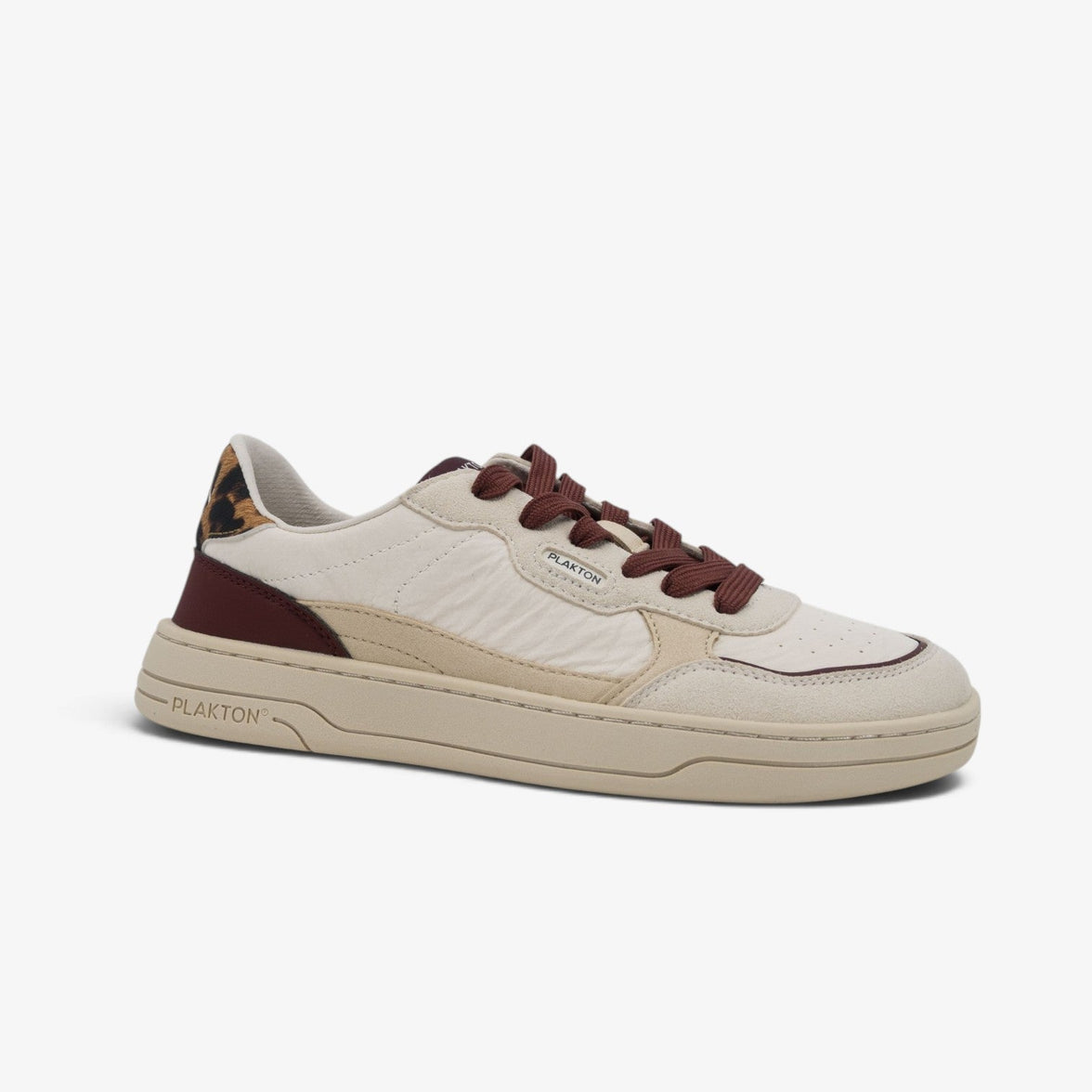 Amai Womens Barefoot Trainers Wrinkled Beige Print - sole view