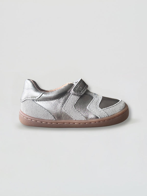 Jett Infant Barefoot Shoe - Metallic Pewter