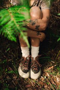 LONO WILD Lite, Valley Forest Sit Down, on-foot lifestyle photograph