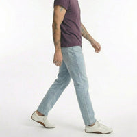 LONO NOMAD OG Men's Leather Barefoot Trainers, on-foot lifestyle photograph