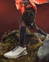 LONO VERVE Barefoot Trail Running Shoes, on-foot lifestyle photograph