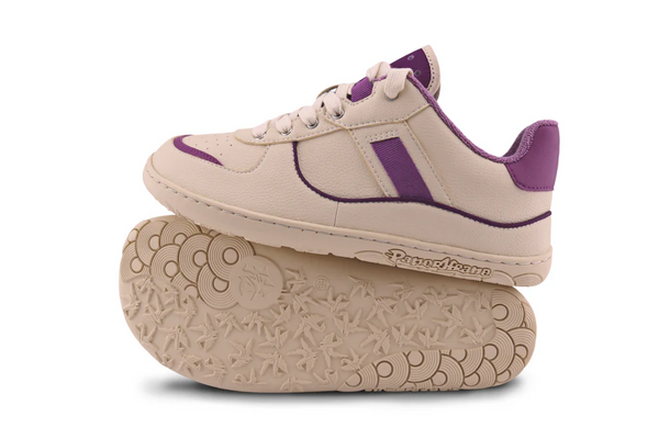 PaperKrane Plum Retro Lows barefoot trainers by PaperKrane