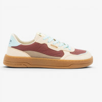 Amai Womens Barefoot Trainers - Wrinkled Burgundy/Blue