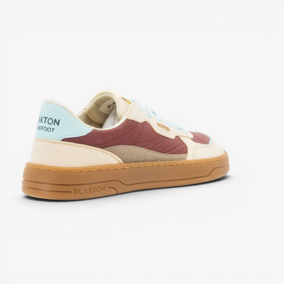 Amai Womens Barefoot Trainers - Wrinkled Burgundy/Blue