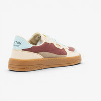 Amai Womens Barefoot Trainers - Wrinkled Burgundy/Blue