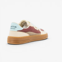 Amai Womens Barefoot Trainers - Wrinkled Burgundy/Blue