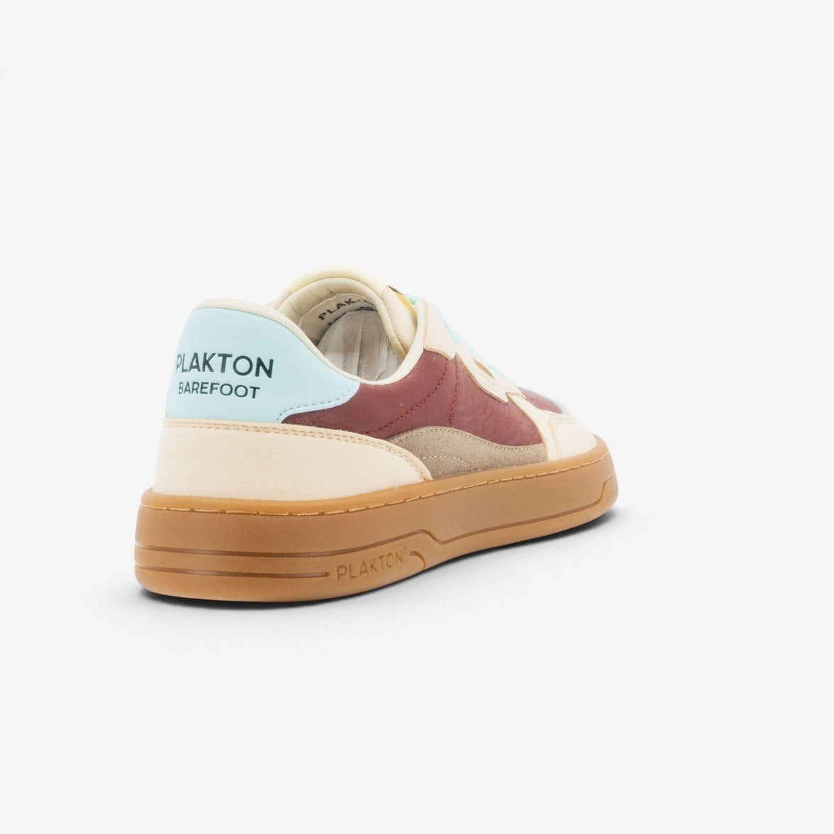 Amai Womens Barefoot Trainers - Wrinkled Burgundy/Blue