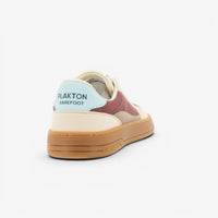 Amai Womens Barefoot Trainers - Wrinkled Burgundy/Blue
