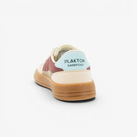 Amai Womens Barefoot Trainers - Wrinkled Burgundy/Blue