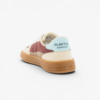 Amai Womens Barefoot Trainers - Wrinkled Burgundy/Blue
