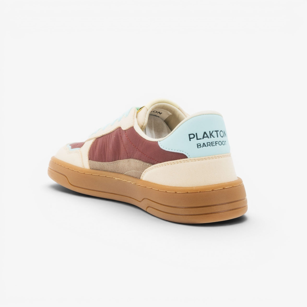 Amai Womens Barefoot Trainers - Wrinkled Burgundy/Blue