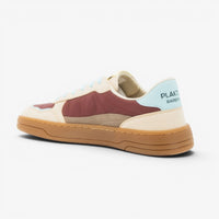 Amai Womens Barefoot Trainers - Wrinkled Burgundy/Blue
