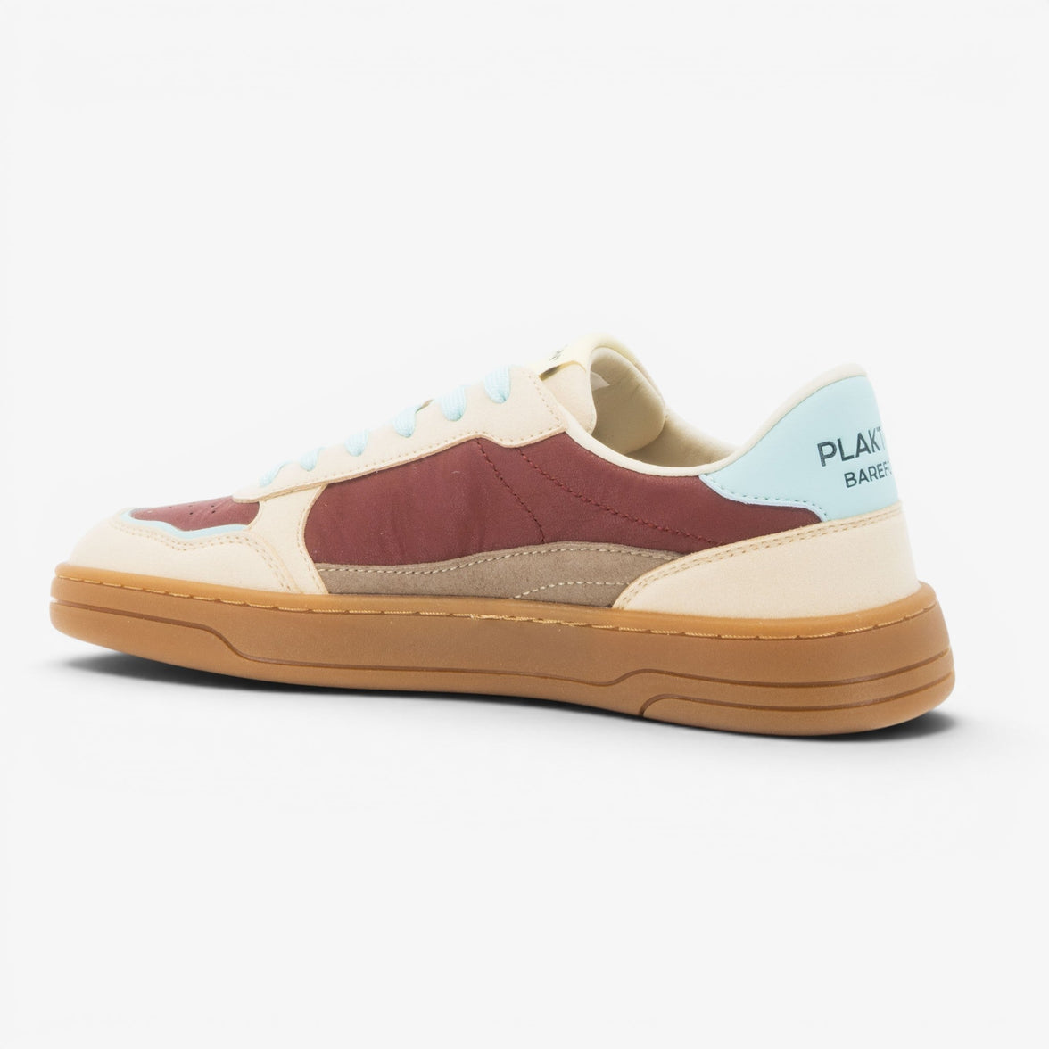 Amai Womens Barefoot Trainers - Wrinkled Burgundy/Blue