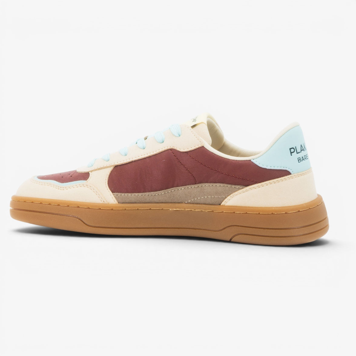 Amai Womens Barefoot Trainers - Wrinkled Burgundy/Blue