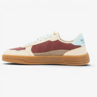 Amai Womens Barefoot Trainers - Wrinkled Burgundy/Blue
