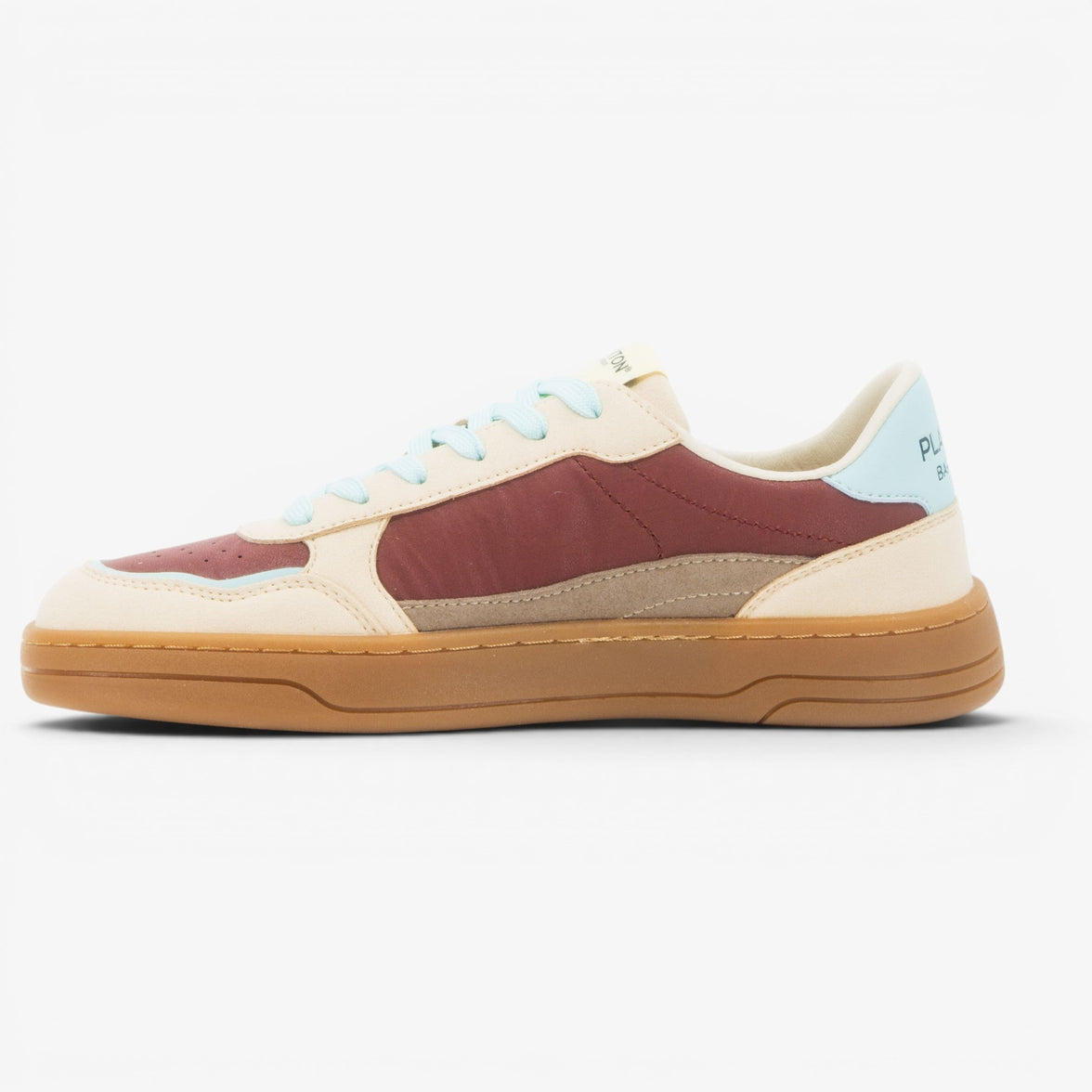 Amai Womens Barefoot Trainers - Wrinkled Burgundy/Blue