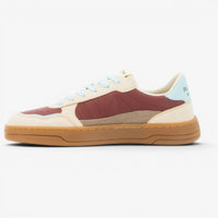 Amai Womens Barefoot Trainers - Wrinkled Burgundy/Blue