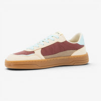 Amai Womens Barefoot Trainers - Wrinkled Burgundy/Blue