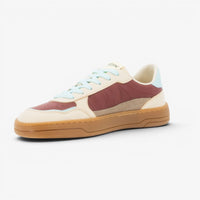 Amai Womens Barefoot Trainers - Wrinkled Burgundy/Blue