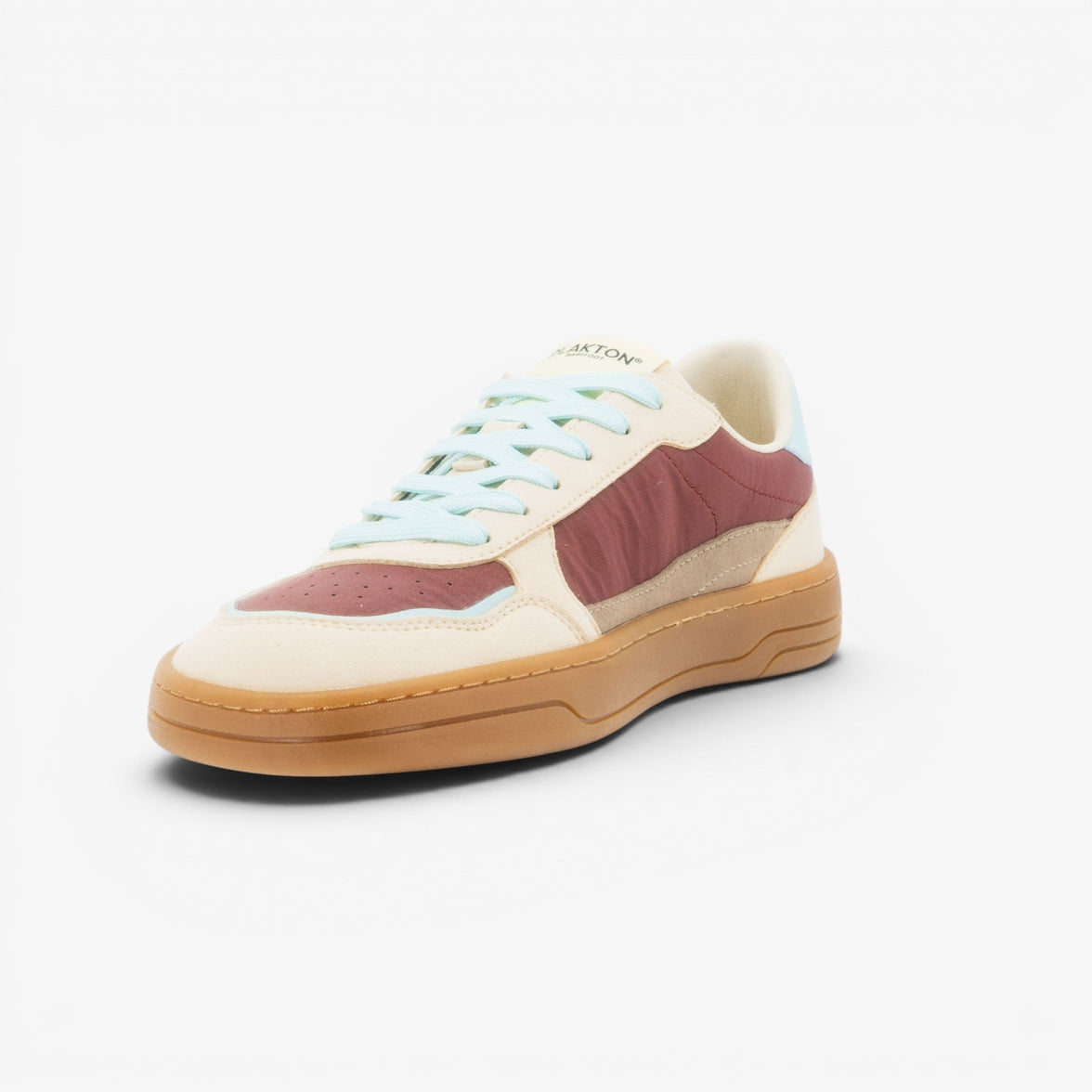 Amai Womens Barefoot Trainers - Wrinkled Burgundy/Blue