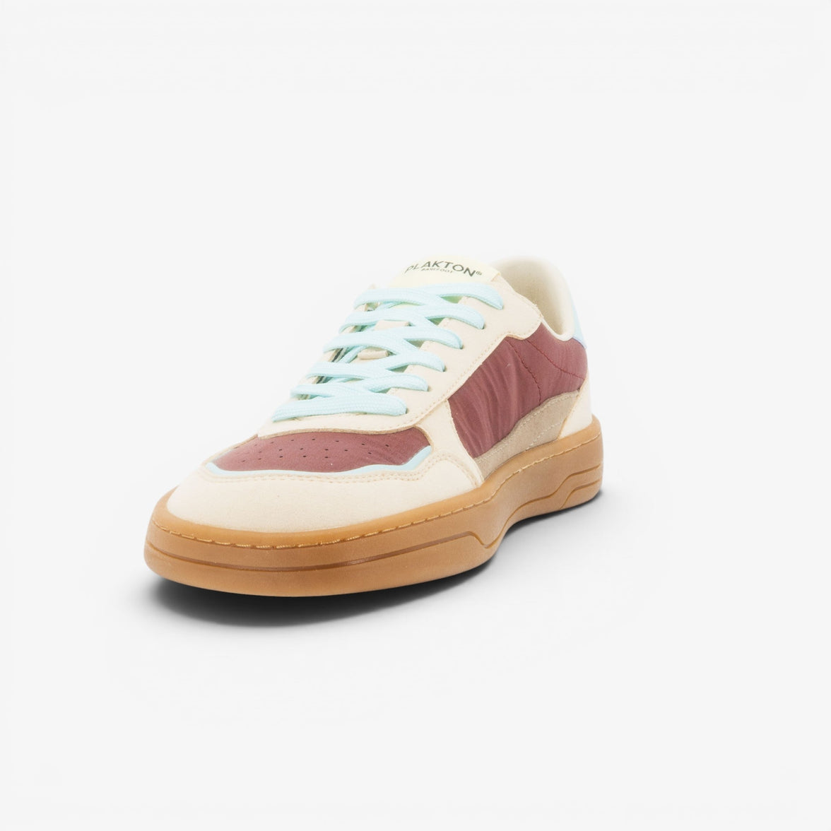 Amai Womens Barefoot Trainers - Wrinkled Burgundy/Blue