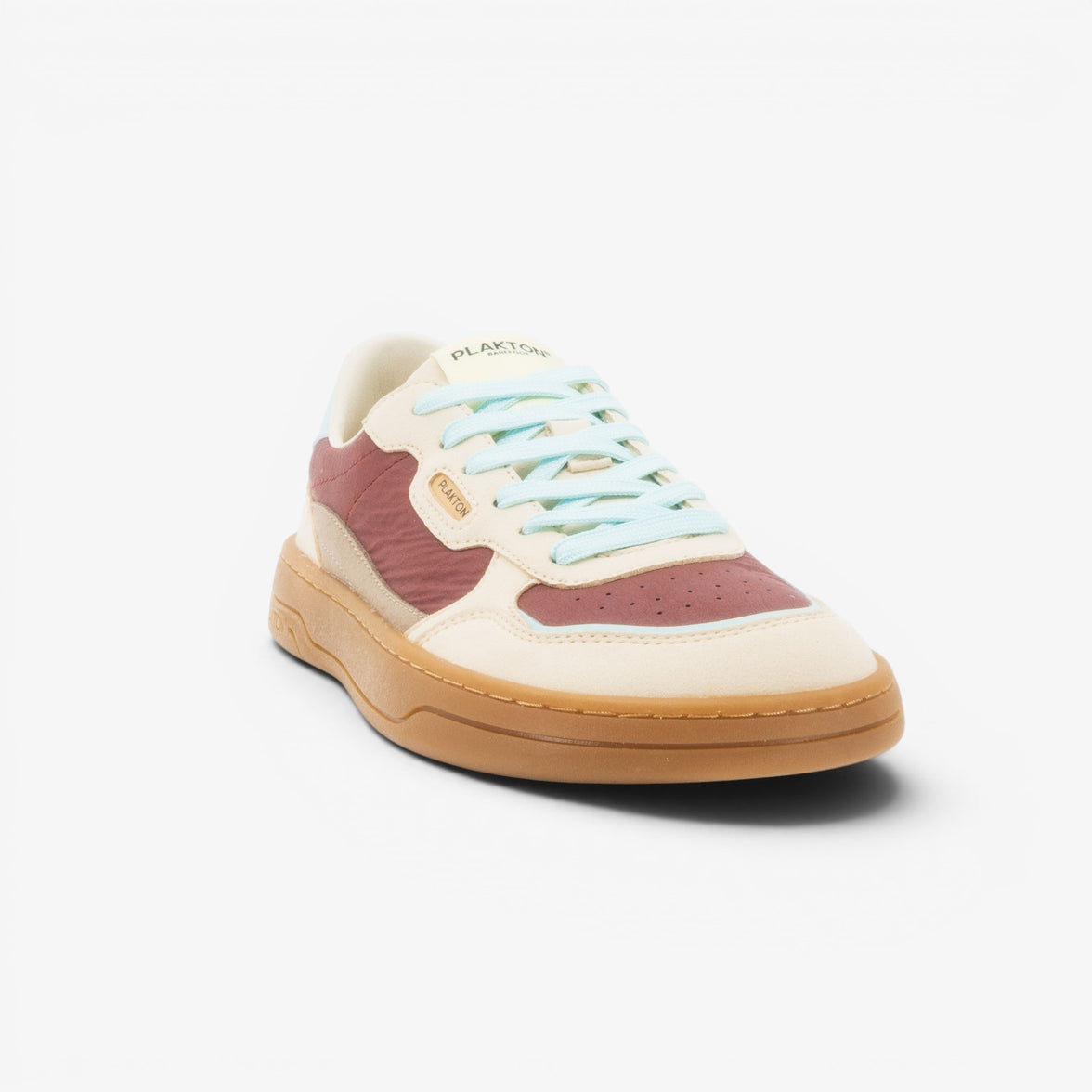 Amai Womens Barefoot Trainers - Wrinkled Burgundy/Blue