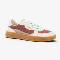 Amai Womens Barefoot Trainers - Wrinkled Burgundy/Blue