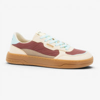 Amai Womens Barefoot Trainers - Wrinkled Burgundy/Blue