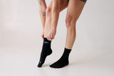 Aira Basics Barefoot Black Crew Sock