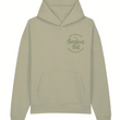 Barefoot Brit Shop stone coloured grounded hoodie, 100% natural cotton