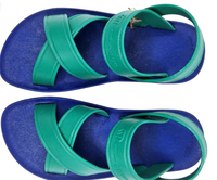 MooChuu Kids Vegan Barefoot Sandals – Blue & Green