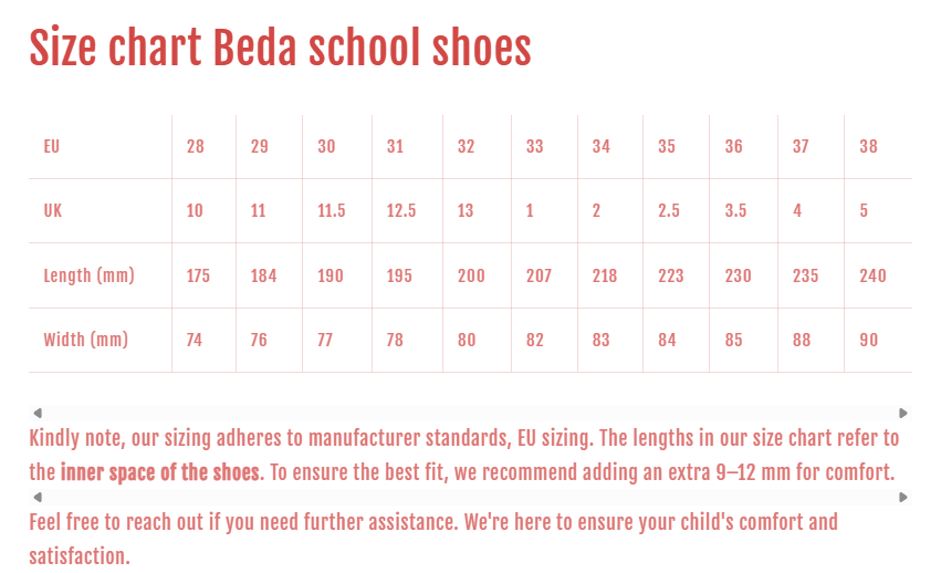 Beda Barefoot Leather Trainers School Shoes – Just Black
